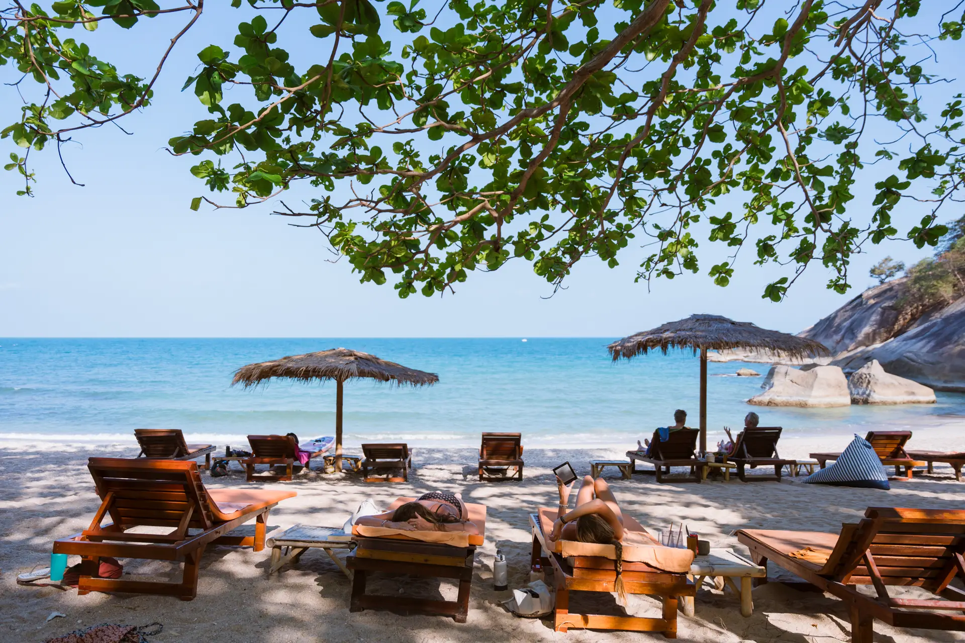 The Sanctuary Thailand wellness resort beachfront view on Koh Phangan